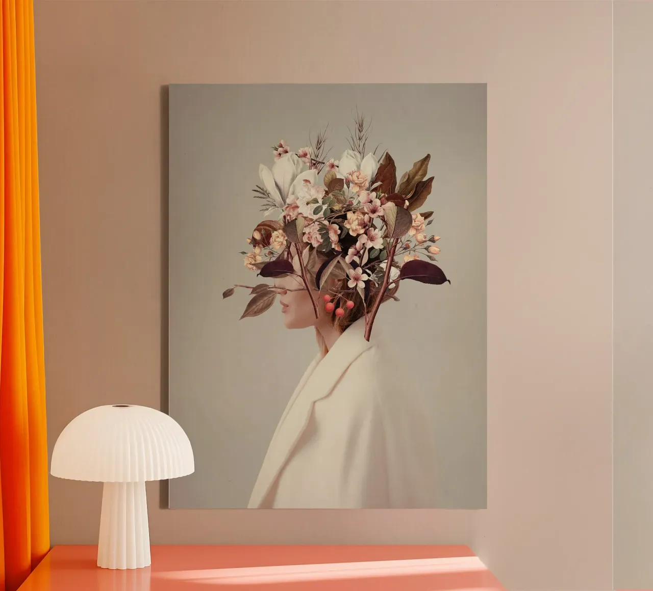 I fell in Love with fall because of you canvas by Ursulaprint