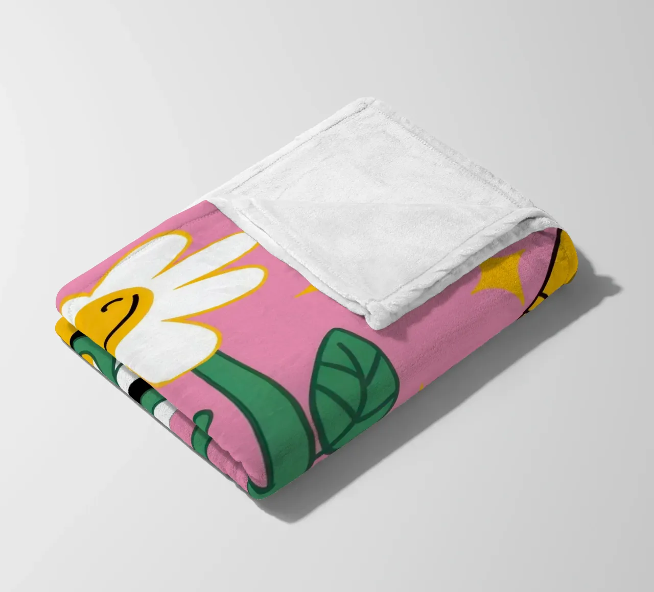 Gatto a scacchiera Daisy coperta in pile da Lune Dreams