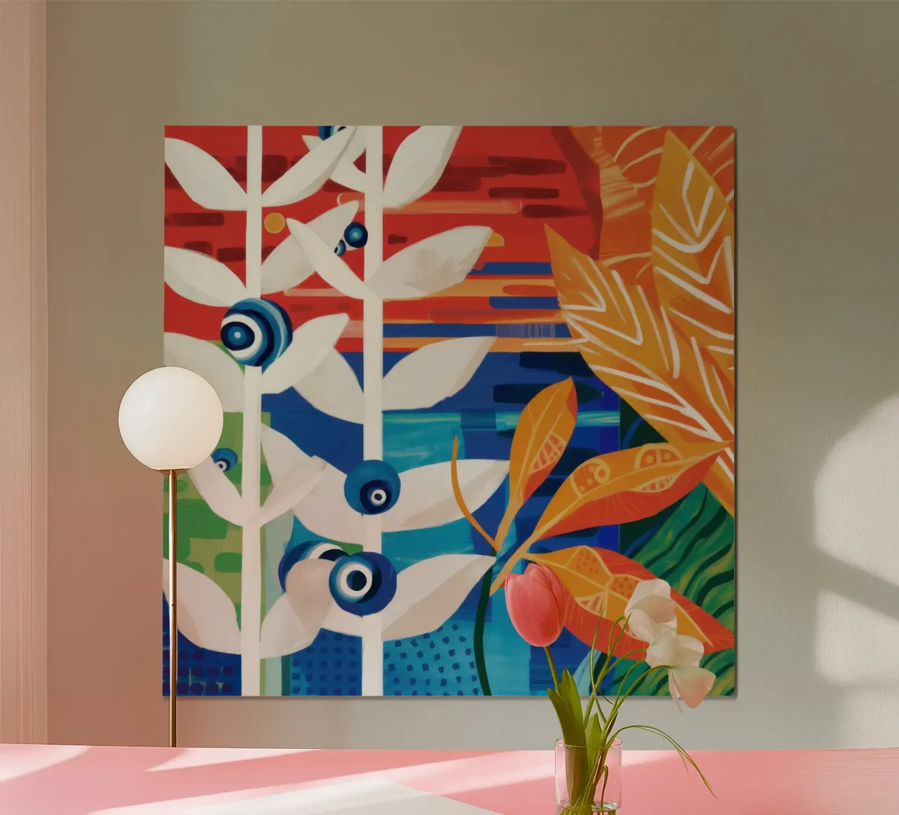 Collage botanico nitido poster da Arcane Lines
