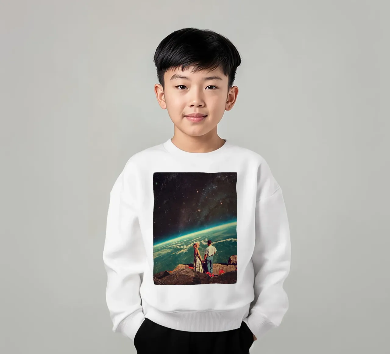 Amore romantico felpa bambino da Ursulaprint