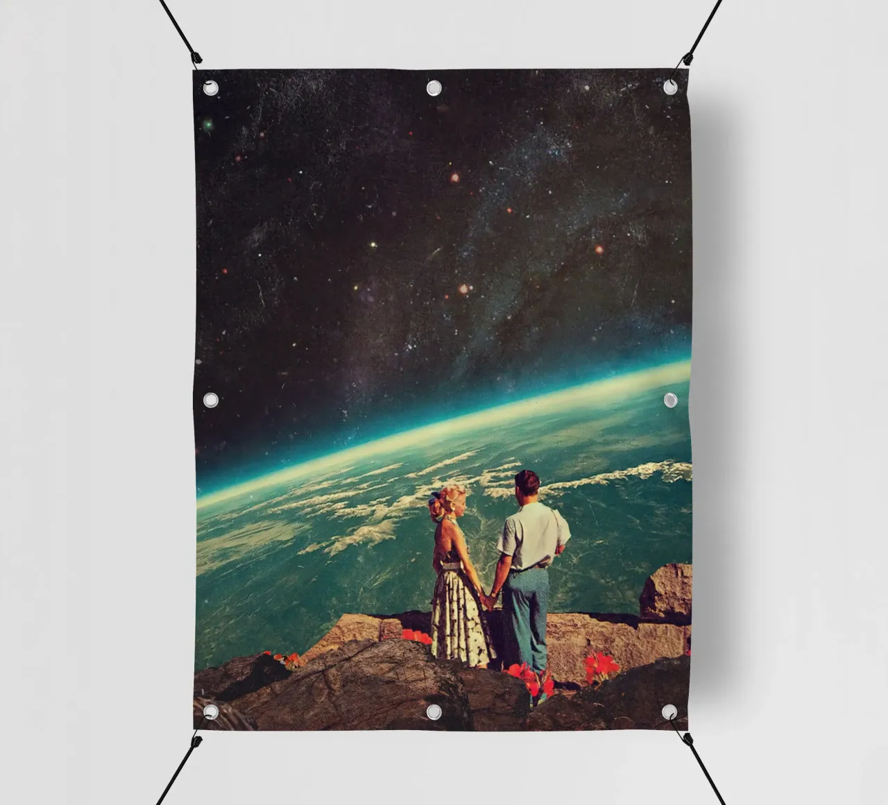 Amore romantico telo in pvc da Ursulaprint