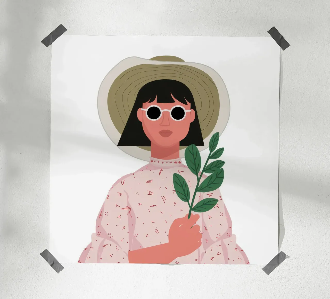 Pianta del cappello da sole poster da Hollow Years