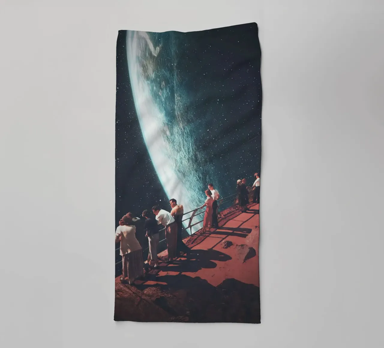 Missing the Ones We Left Behind towel by Ursulaprint