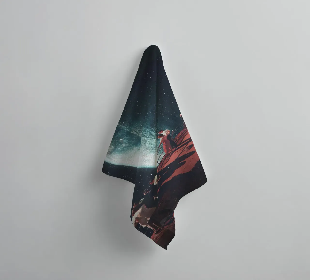 Missing the Ones We Left Behind towel by Ursulaprint