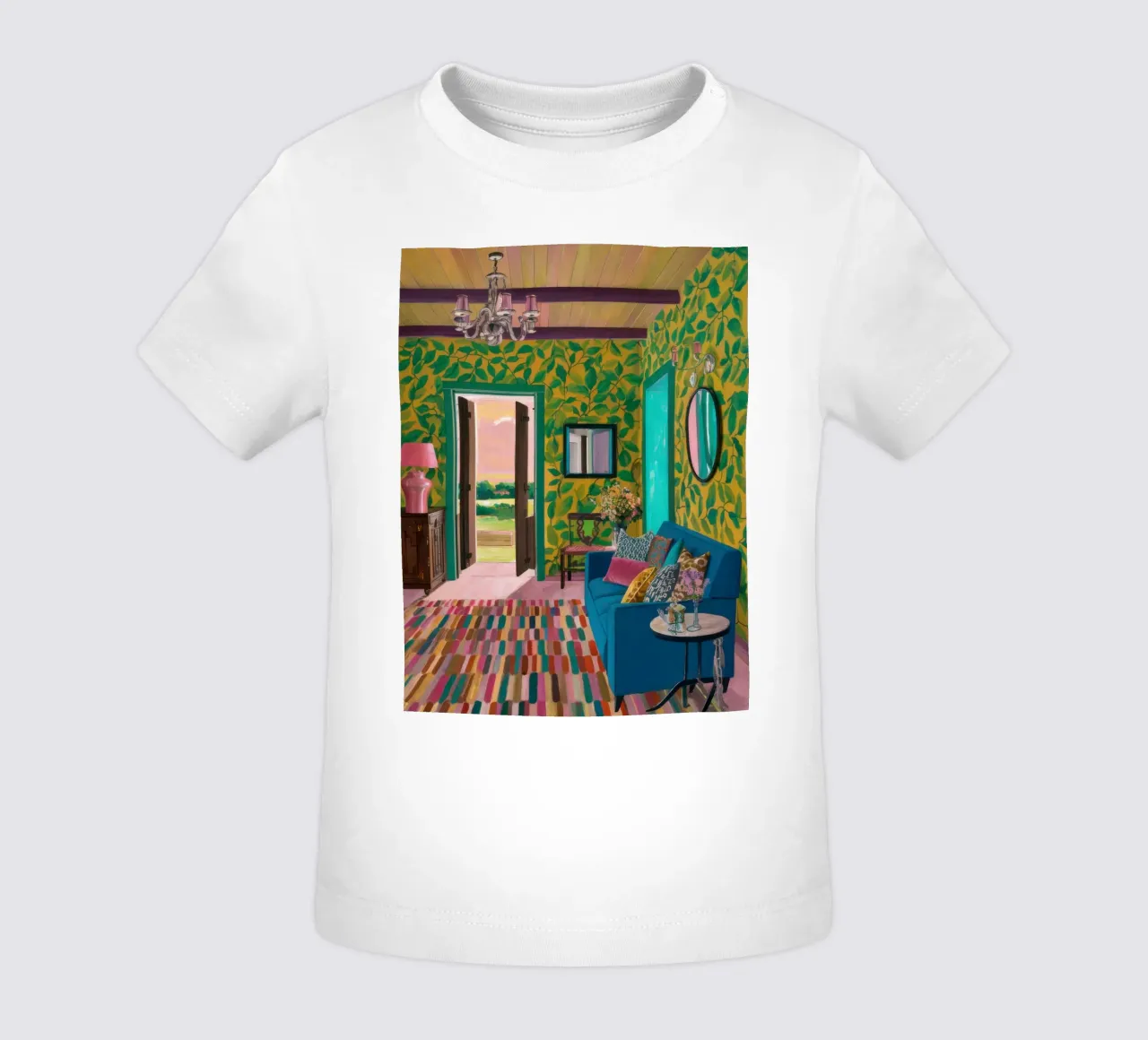 Salon Bohemian Vista t-shirt pour bébé de Arcane Lines