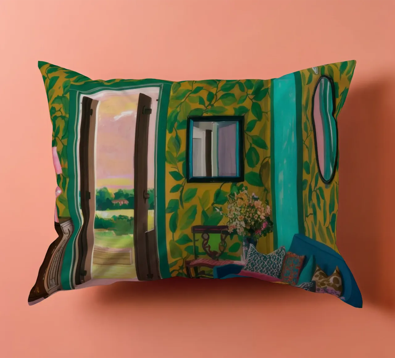Salone Bohemian Vista cuscino da Arcane Lines