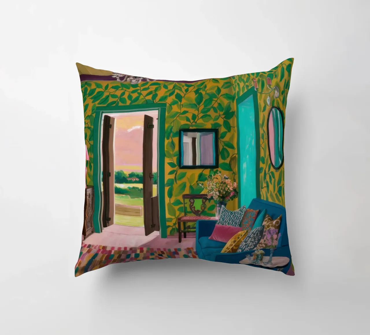 Salone Bohemian Vista cuscino da Arcane Lines