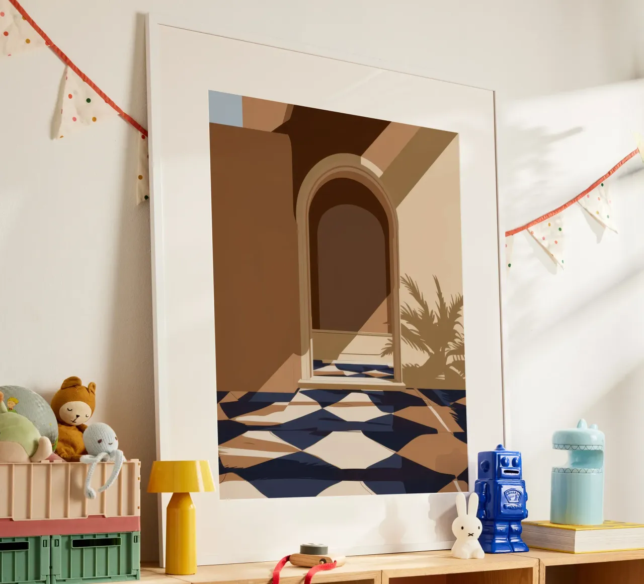Passaggio ad arco illuminato dal sole carta hahnemühle da Mossy Pigment