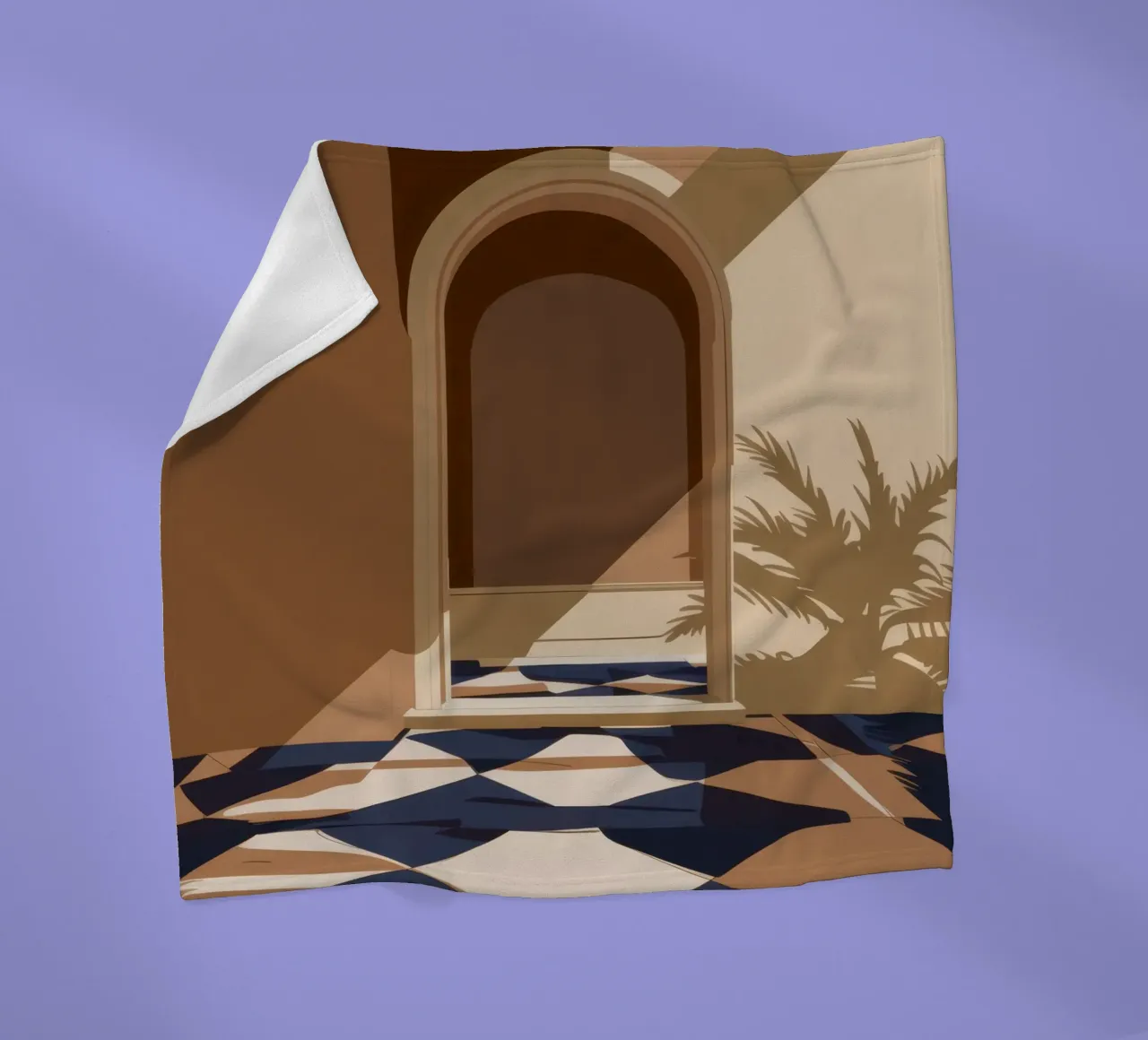 Passaggio ad arco illuminato dal sole coperta in pile da Mossy Pigment
