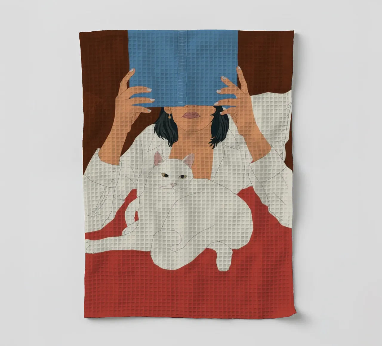 Beatitudine letteraria di Whisker Soft canovaccio da cucina da Hollow Years