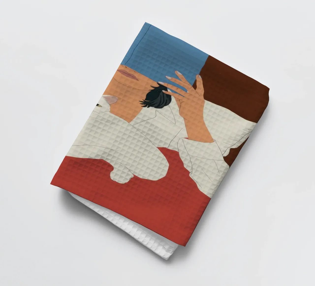 Beatitudine letteraria di Whisker Soft canovaccio da cucina da Hollow Years