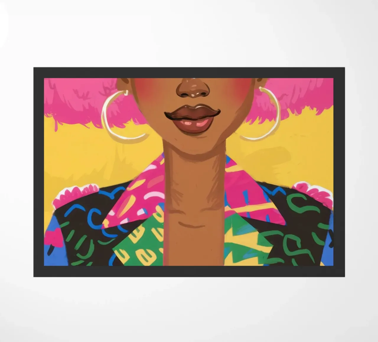 Rosa Afro Rubacuori zerbino da Sentinel Glow