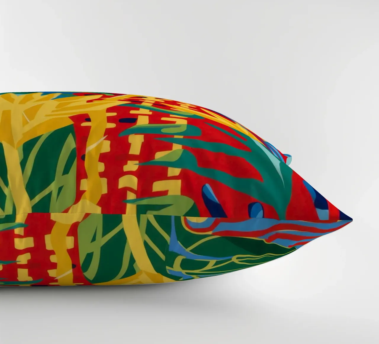 Fiore rosso tropicale cuscino da Lune Dreams