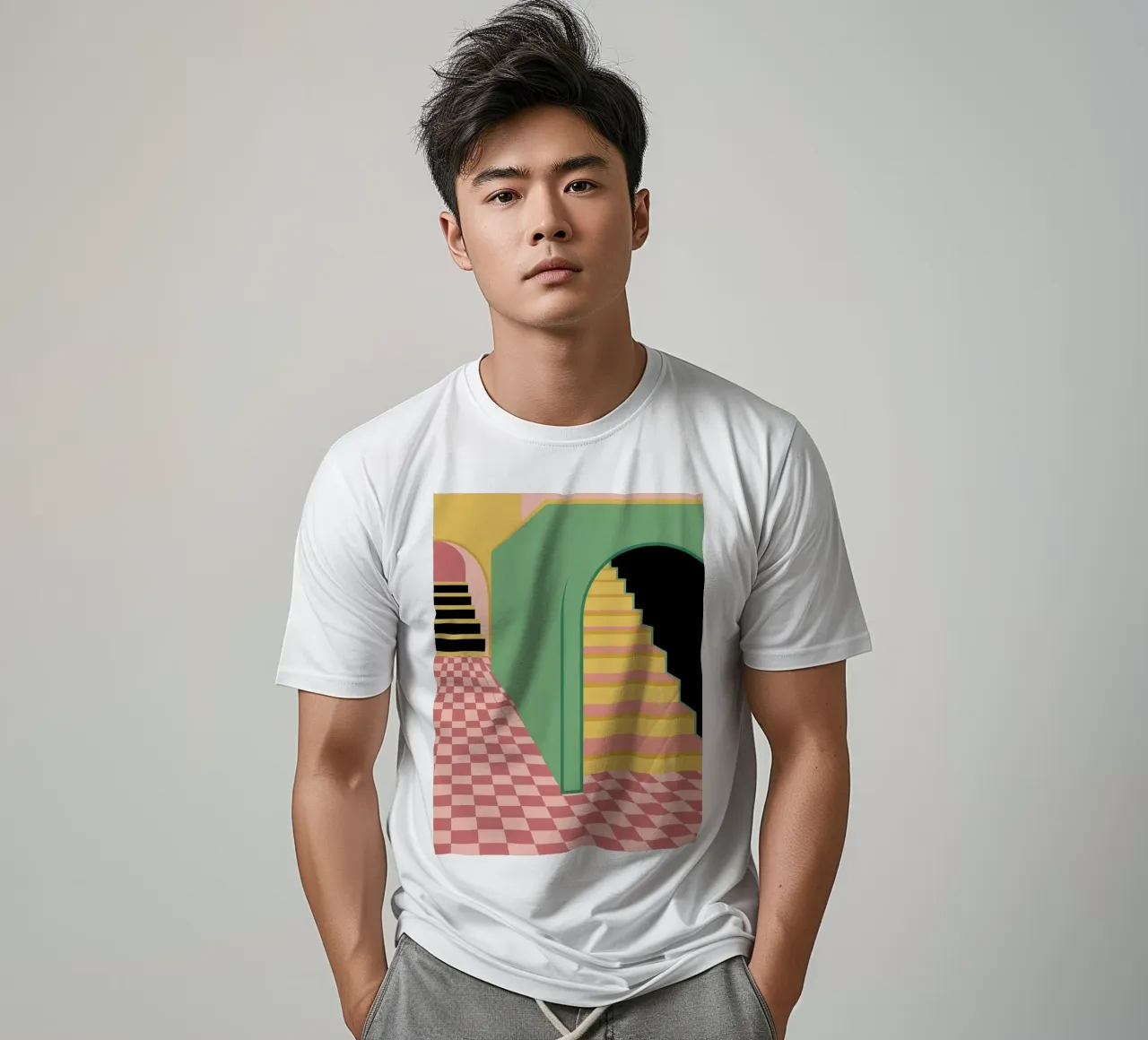 Odissea a passi di pastello t-shirt da Mossy Pigment