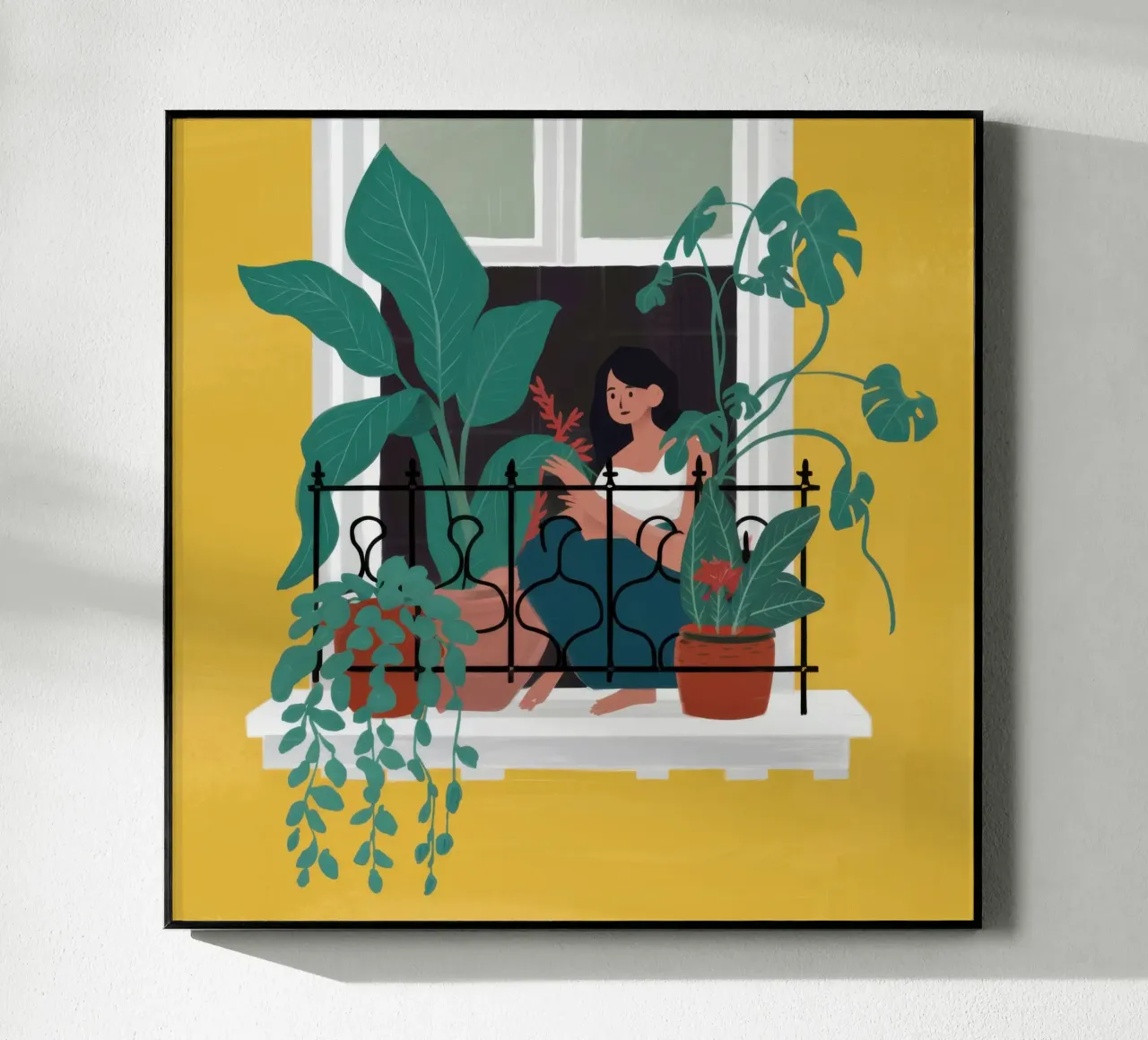 Verdant Window Daydream acrylic glass by Hollow Years