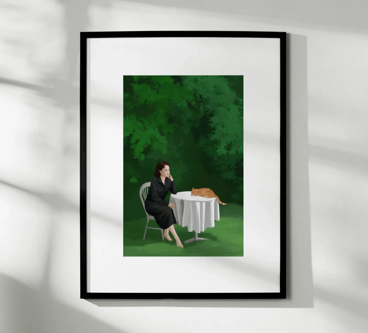 Mesa de jardín Soledad poster de Sentinel Glow