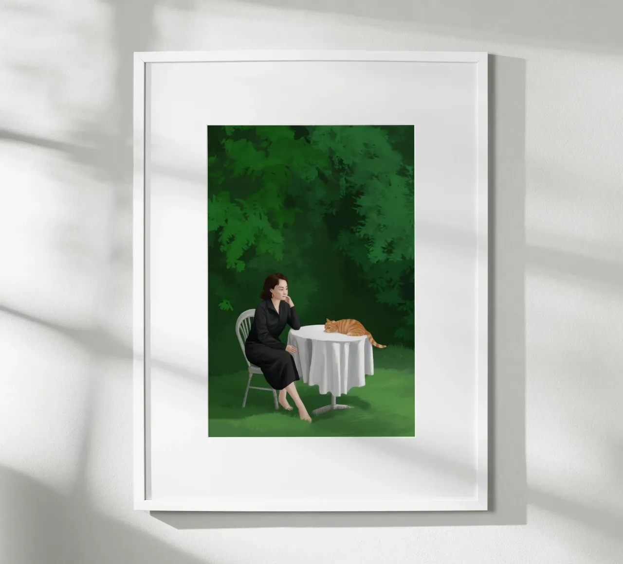 Mesa de jardín Soledad poster de Sentinel Glow
