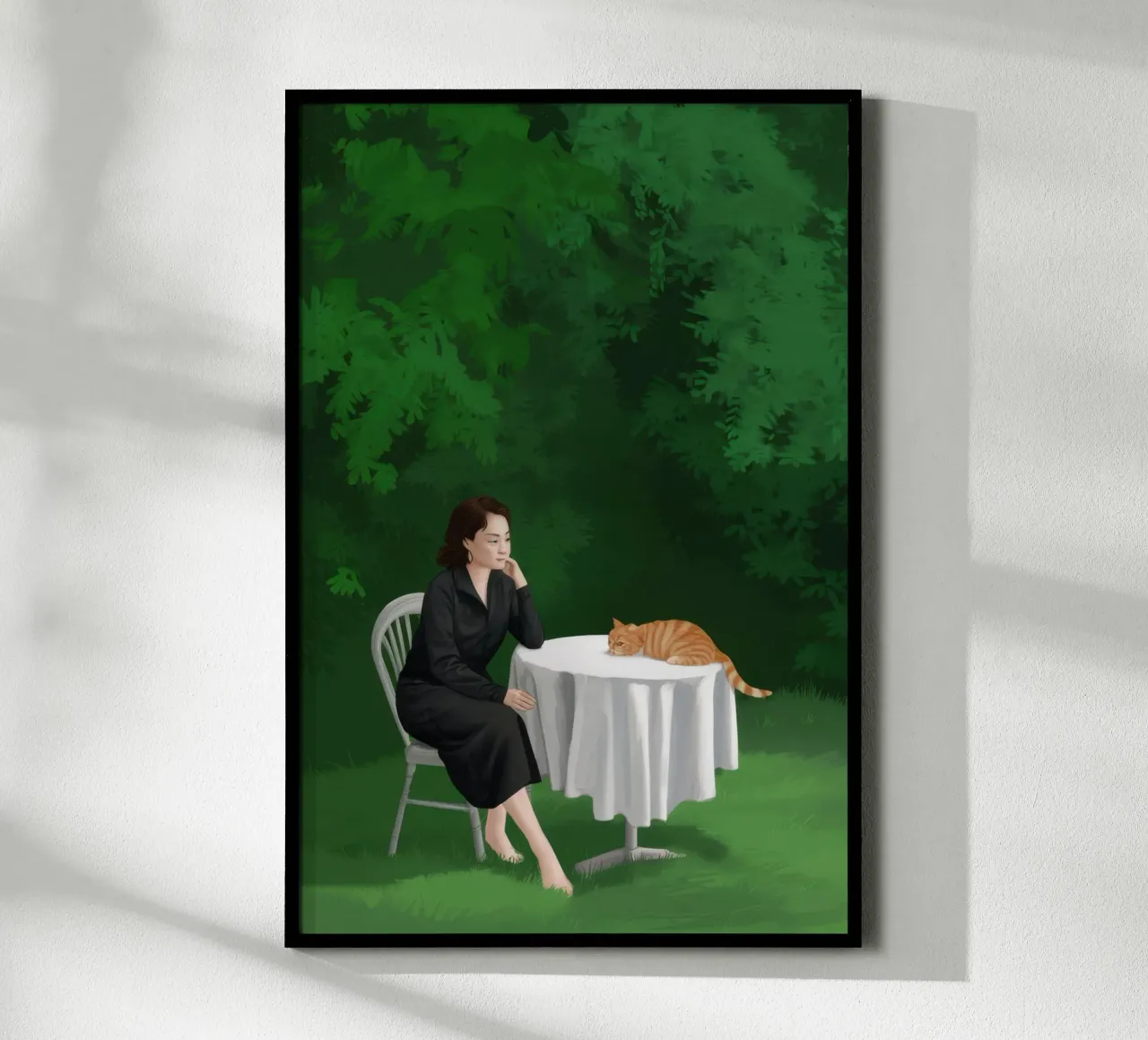 Mesa de jardín Soledad poster de Sentinel Glow