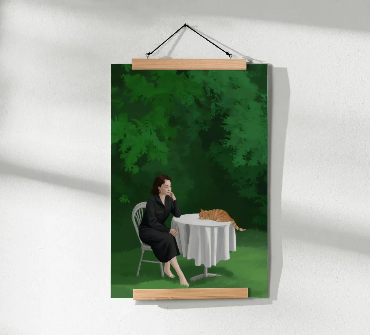 Mesa de jardín Soledad poster de Sentinel Glow