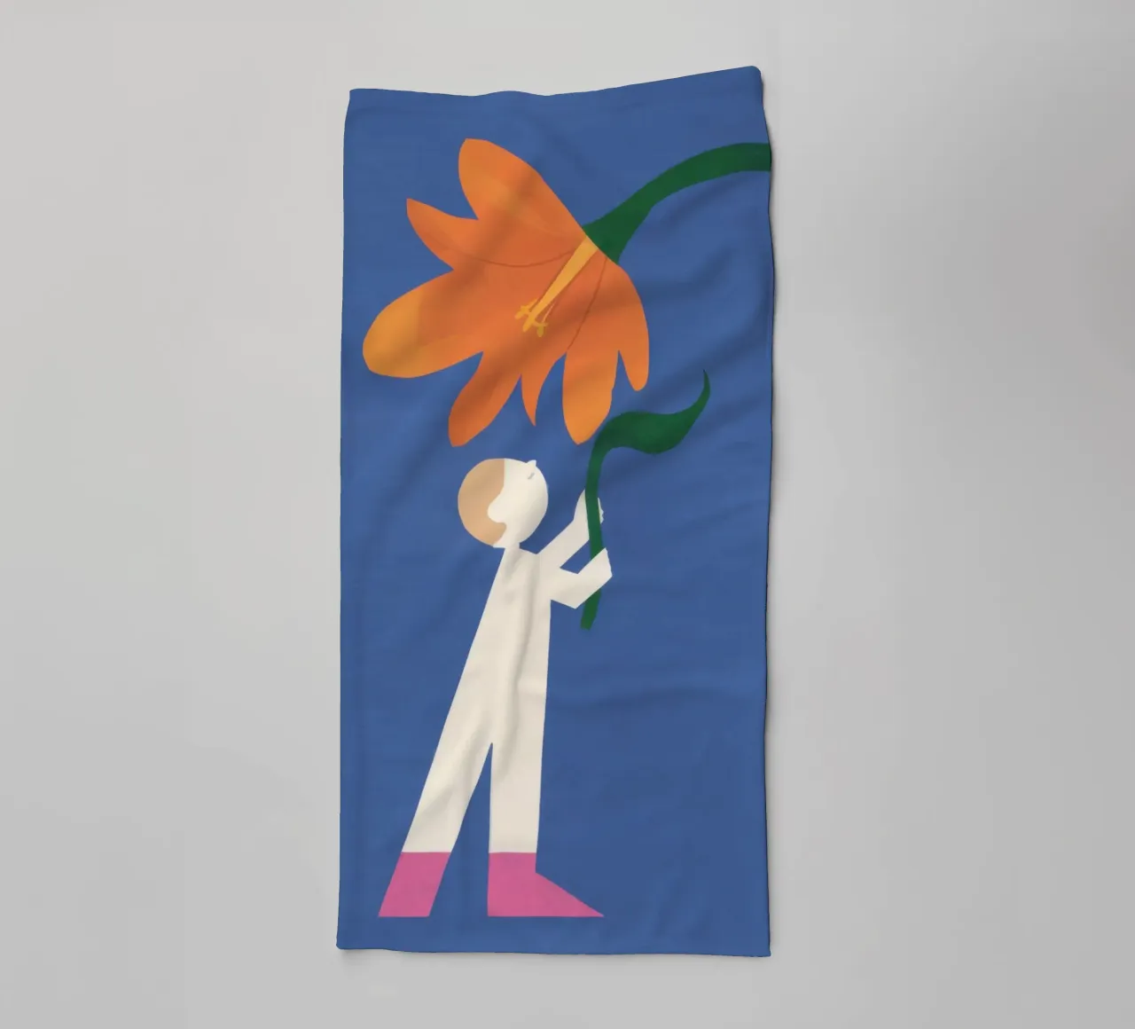 Abbraccio di fiori giganti asciugamano da bagno da Hollow Years