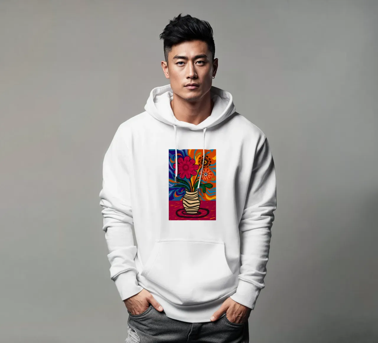 Vaso a righe Pop felpa con cappuccio da Sentinel Glow