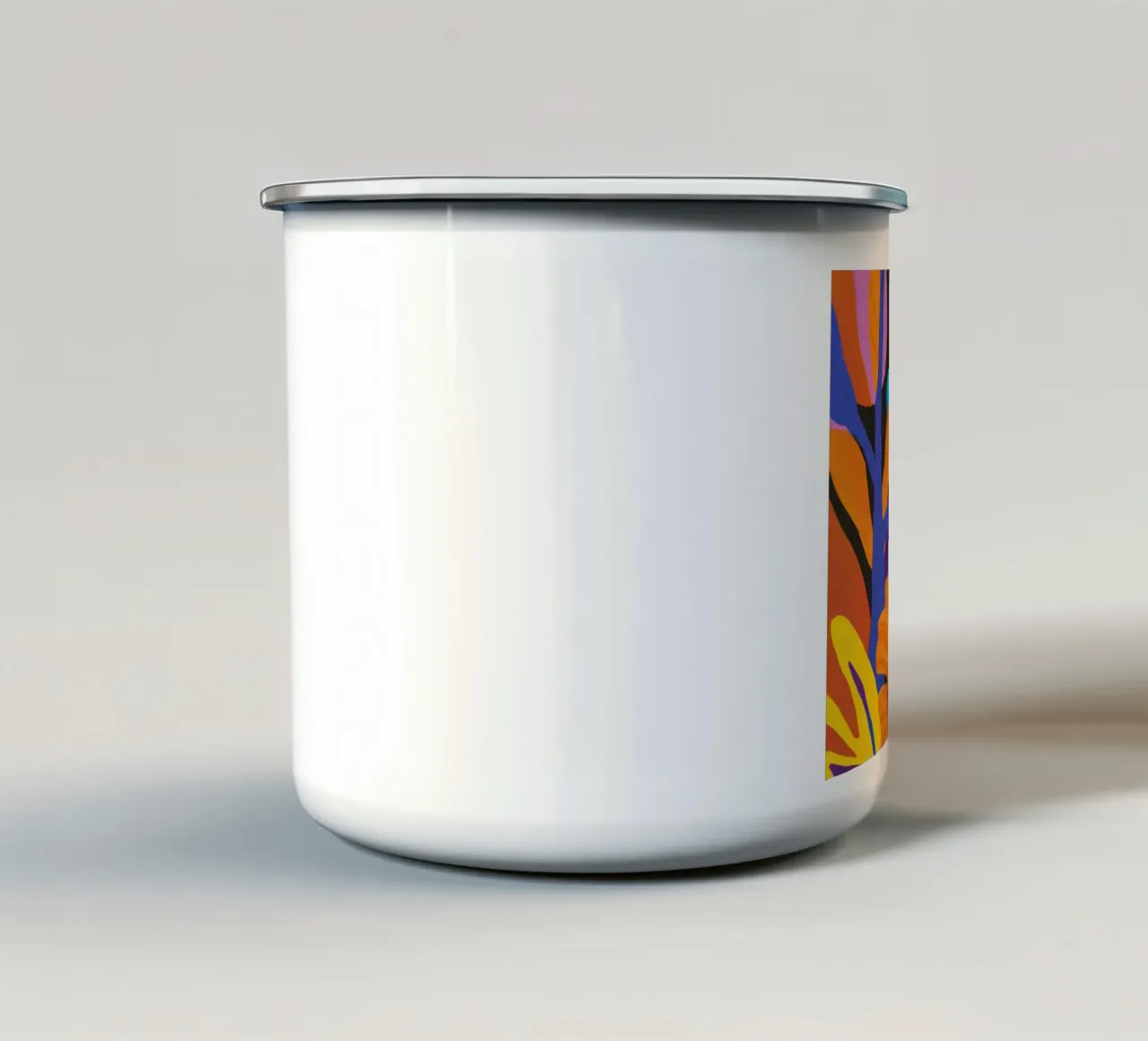 Sogno floreale notturno tazza in smalto da Arcane Lines