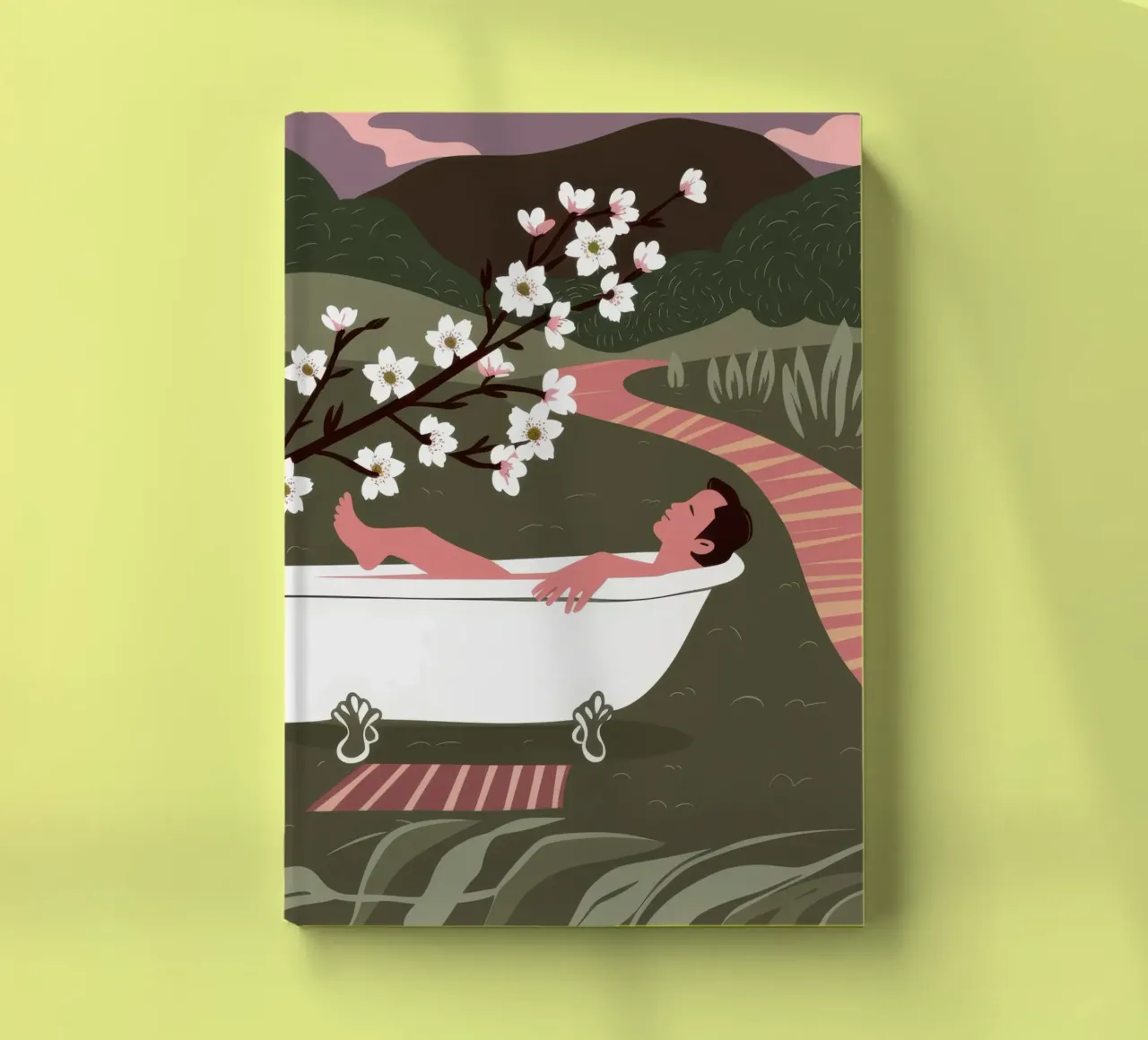 Al Fresco Bathing Serenity notebook by Hollow Years