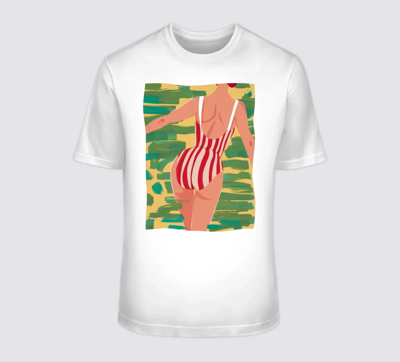 Red Stripe Summer t-shirt by Sentinel Glow