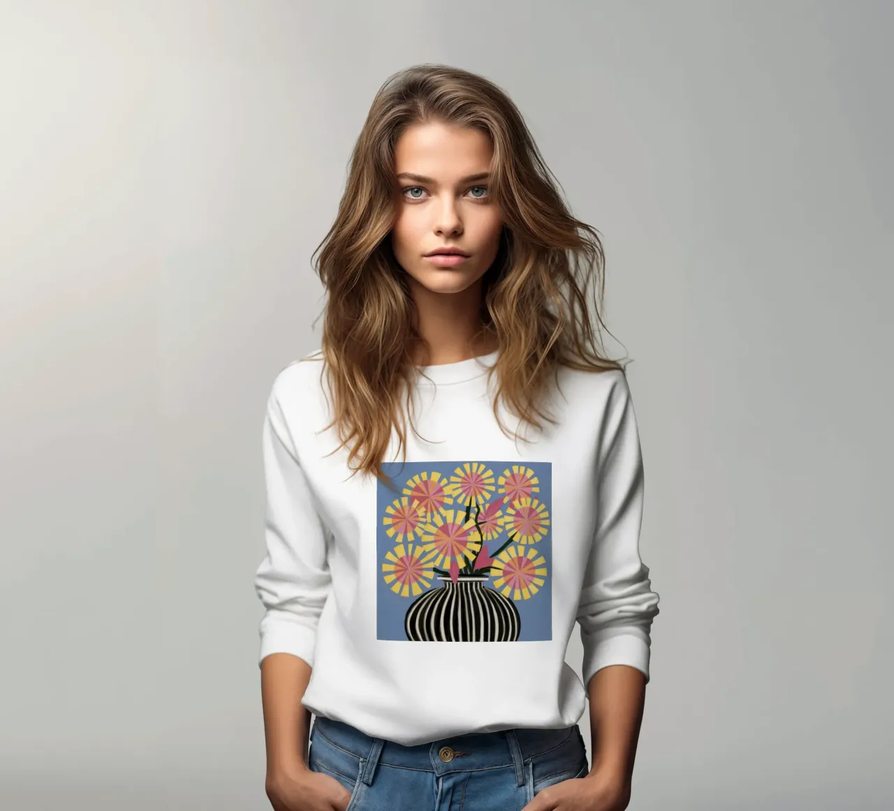 Bouquet grafico Pom Pom felpa da Arcane Lines