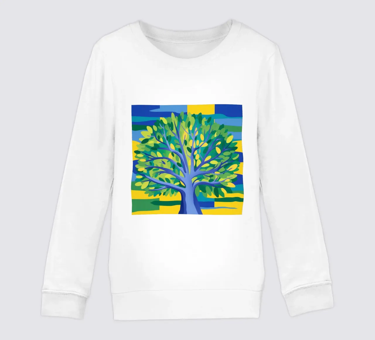 Albero blu elettrico felpa bambino da Arcane Lines