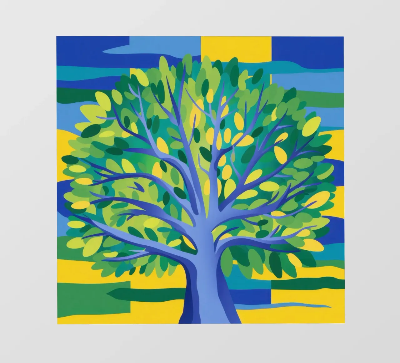 Albero blu elettrico telo in pvc da Arcane Lines