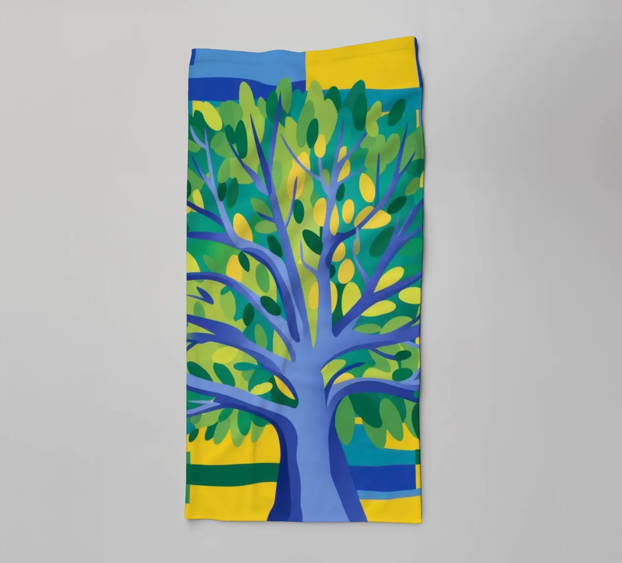 Albero blu elettrico asciugamano da bagno da Arcane Lines