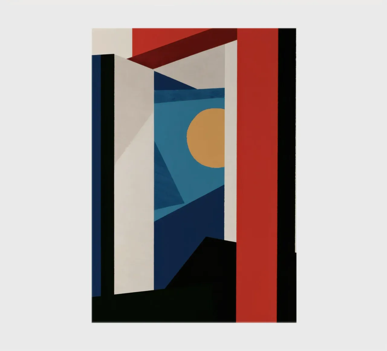 Primary Shape Structure notebook by Mossy Pigment