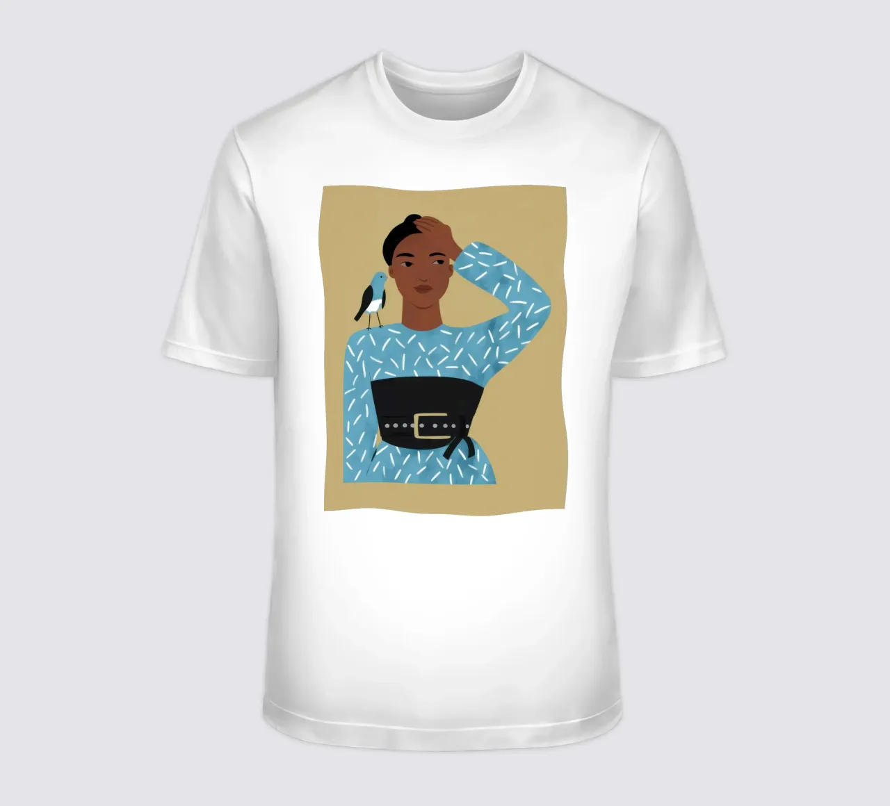 Azure Patterned Poise camiseta de Hollow Years