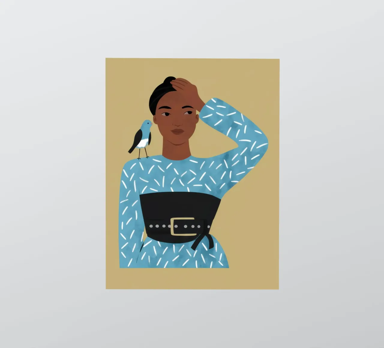 Azure Patterned Poise pegatina de Hollow Years