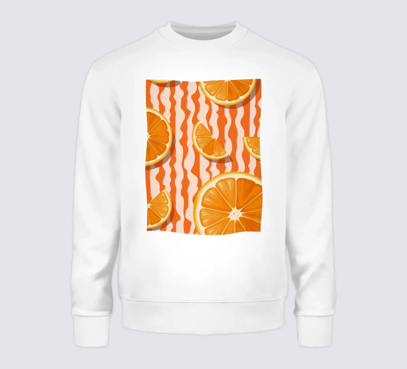 Orange Slice Pattern felpa da Lune Dreams