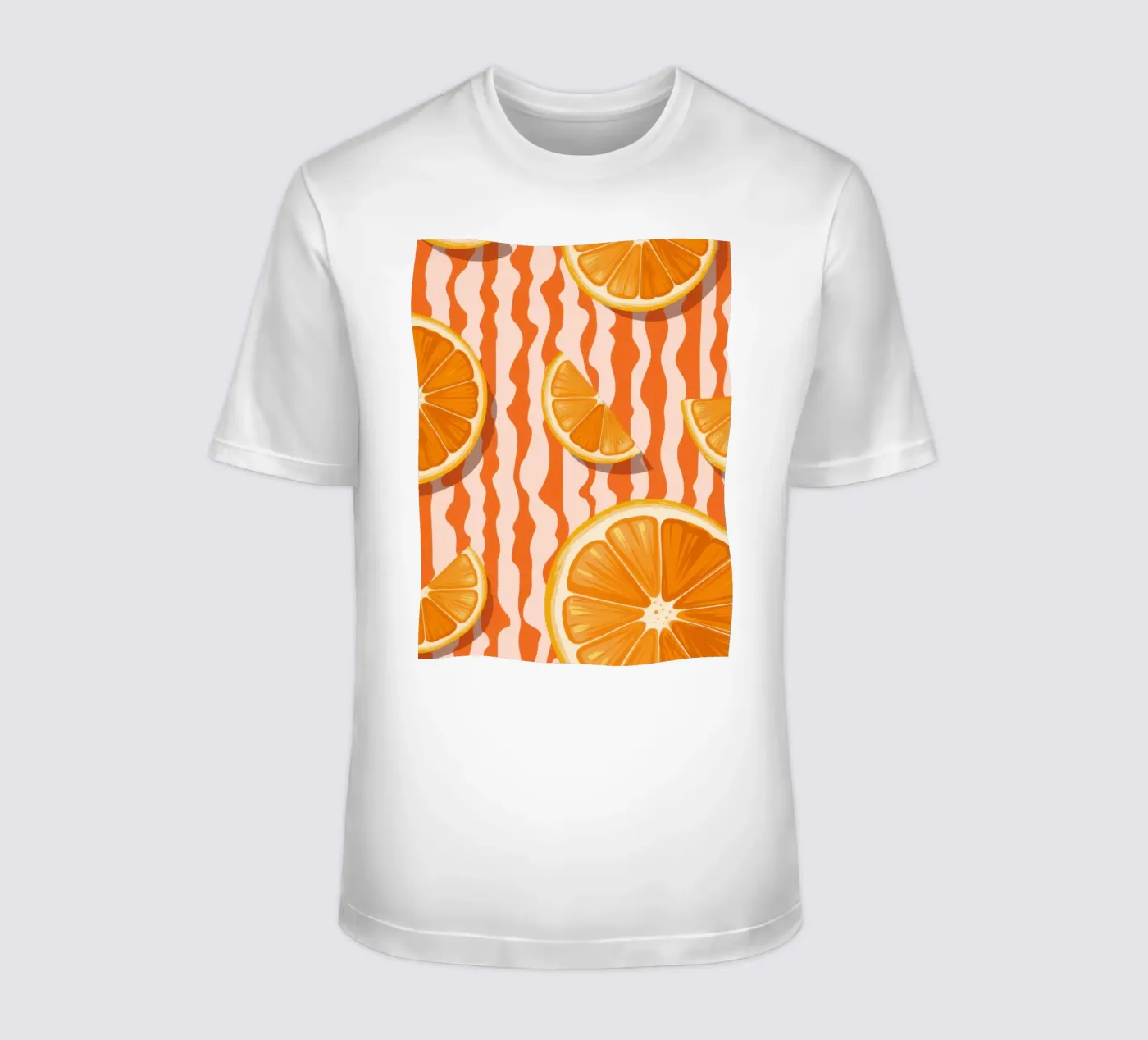 Orange Slice Pattern t-shirt da Lune Dreams