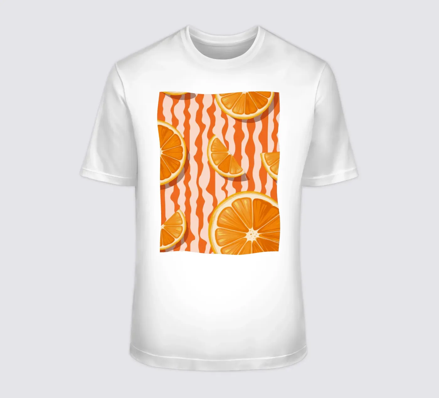 Orange Slice Pattern t-shirt da Lune Dreams
