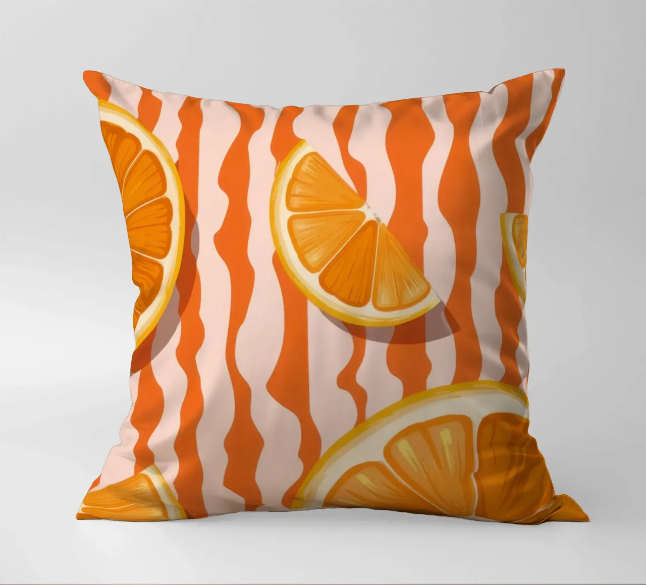 Modello a fetta d'arancia cuscino da Lune Dreams