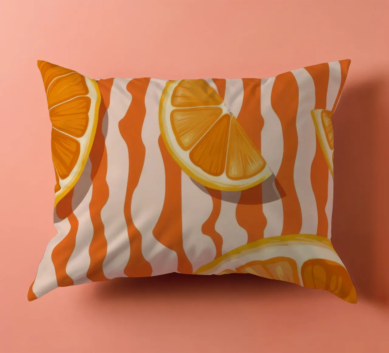 Modello a fetta d'arancia cuscino da Lune Dreams