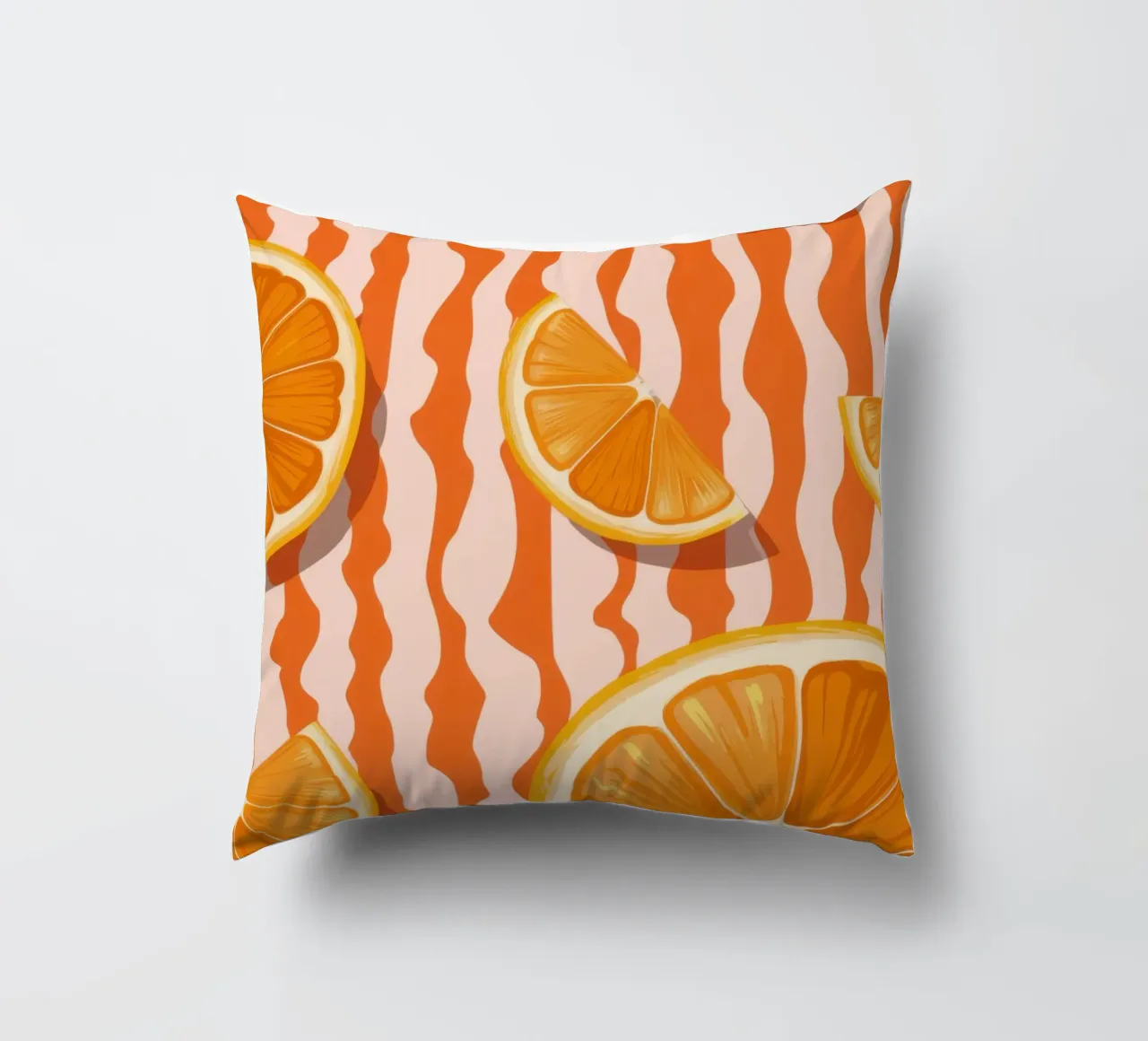 Modello a fetta d'arancia cuscino da Lune Dreams