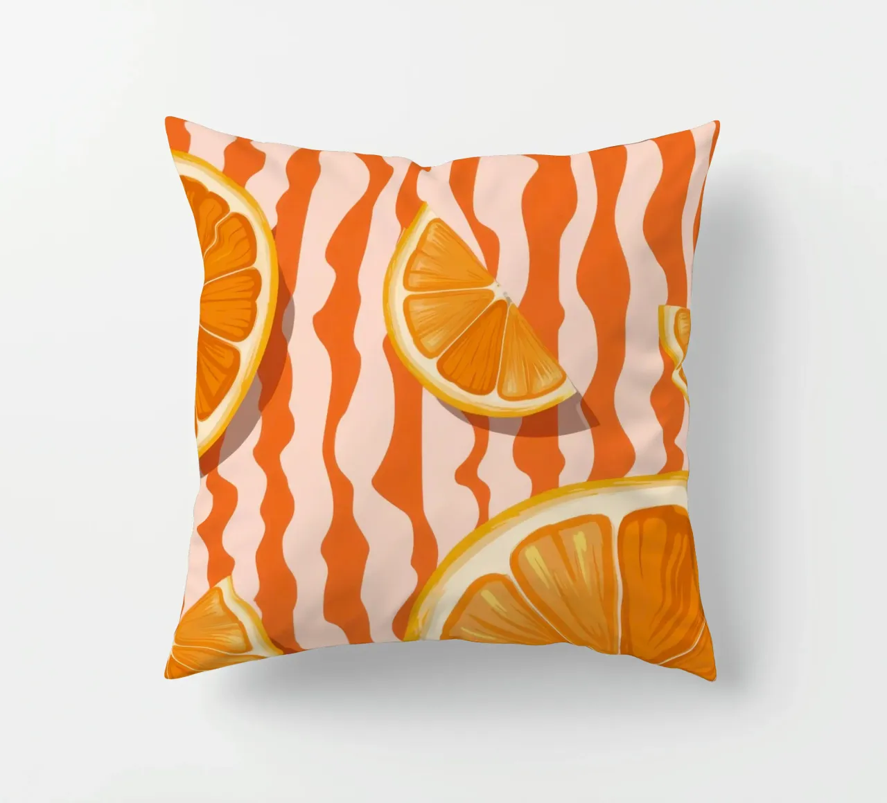 Modello a fetta d'arancia cuscino da Lune Dreams