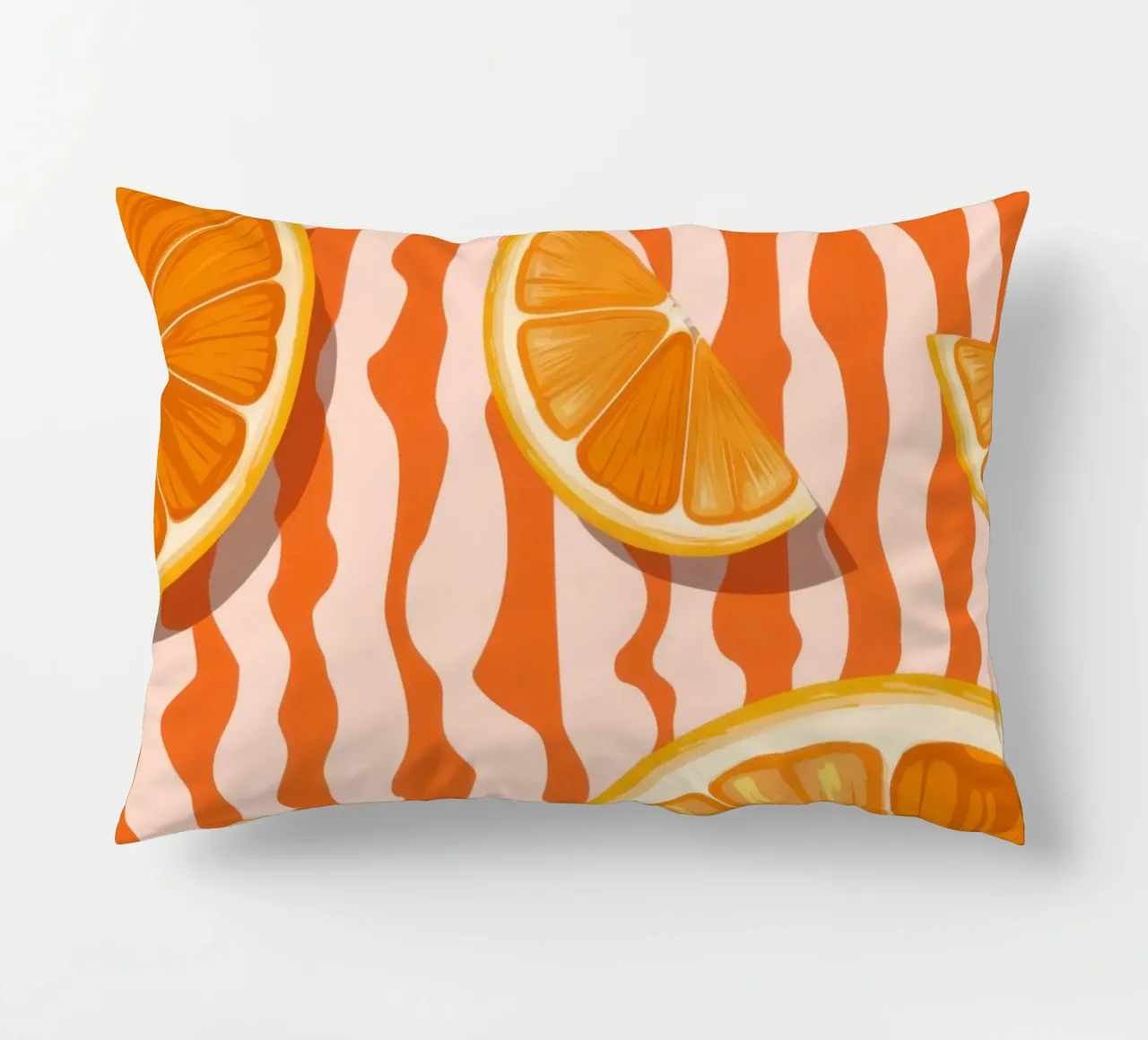 Modello a fetta d'arancia cuscino da Lune Dreams