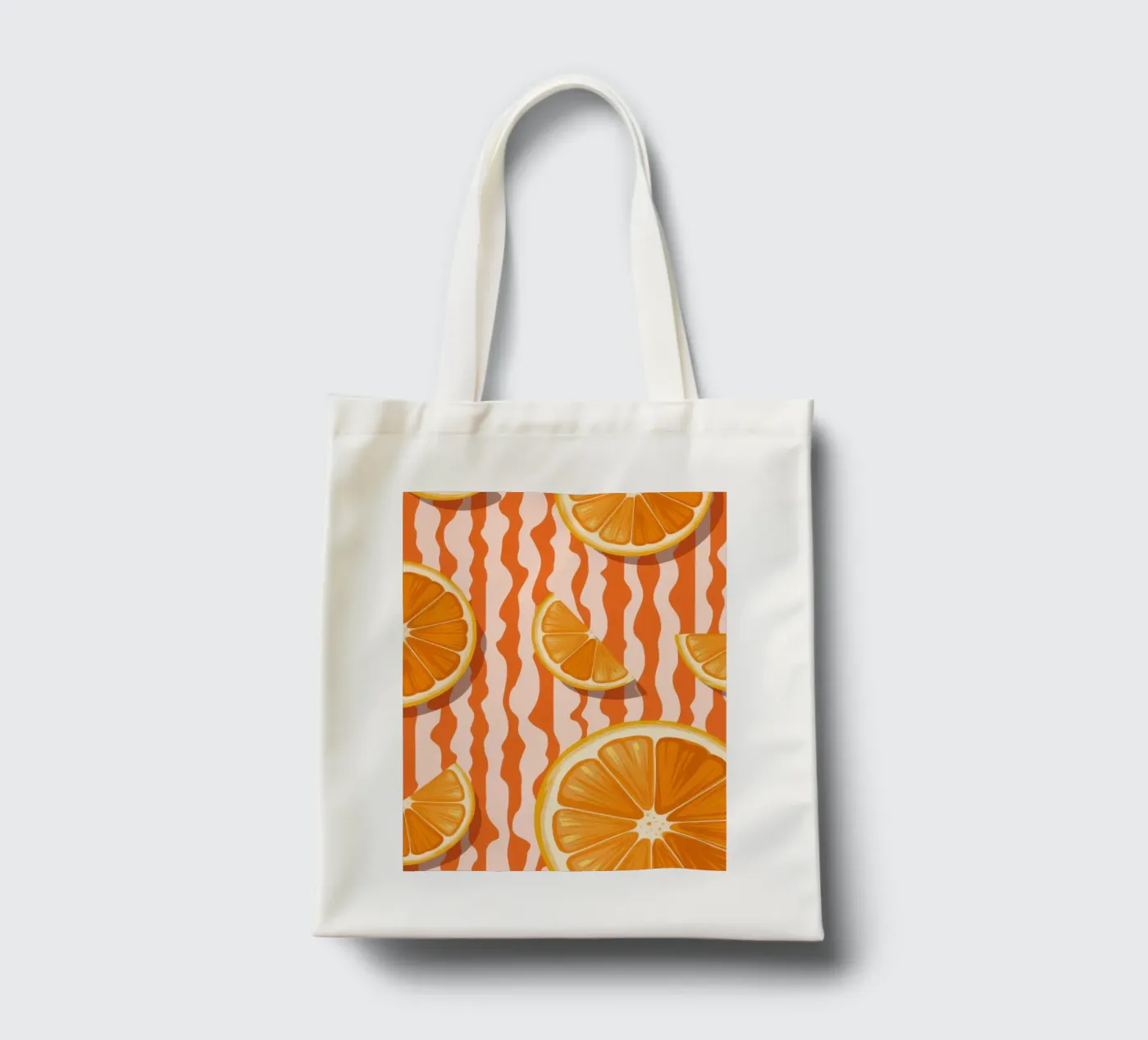 Orange Slice Pattern tote bag by Lune Dreams