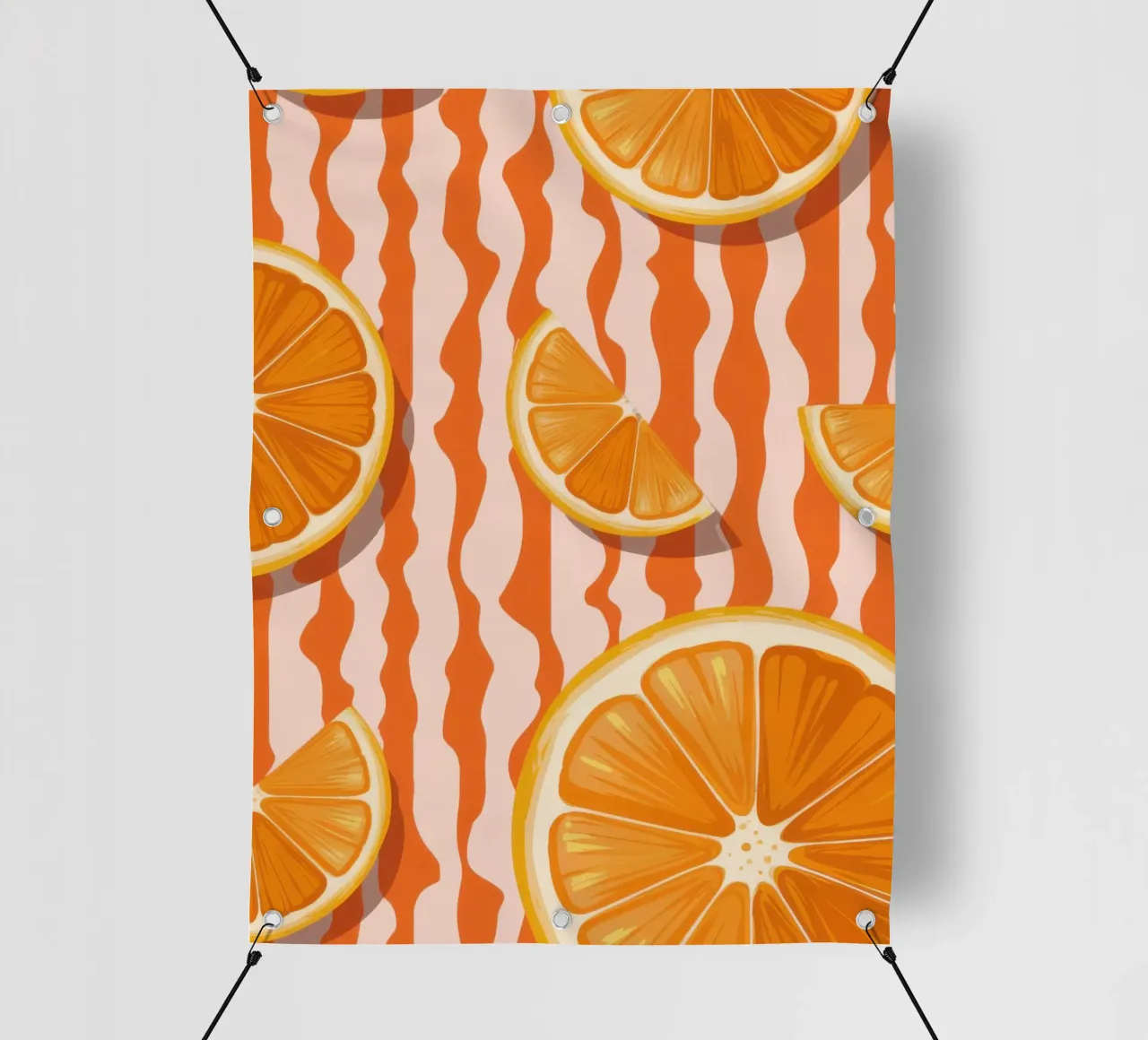 Orange Slice Pattern pvc cover by Lune Dreams