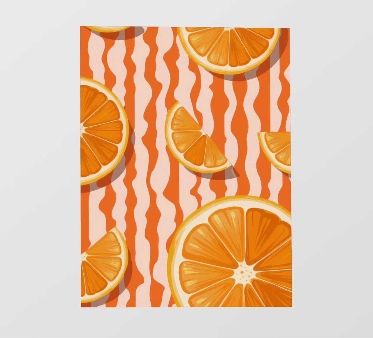 Orange Slice Pattern pvc cover by Lune Dreams
