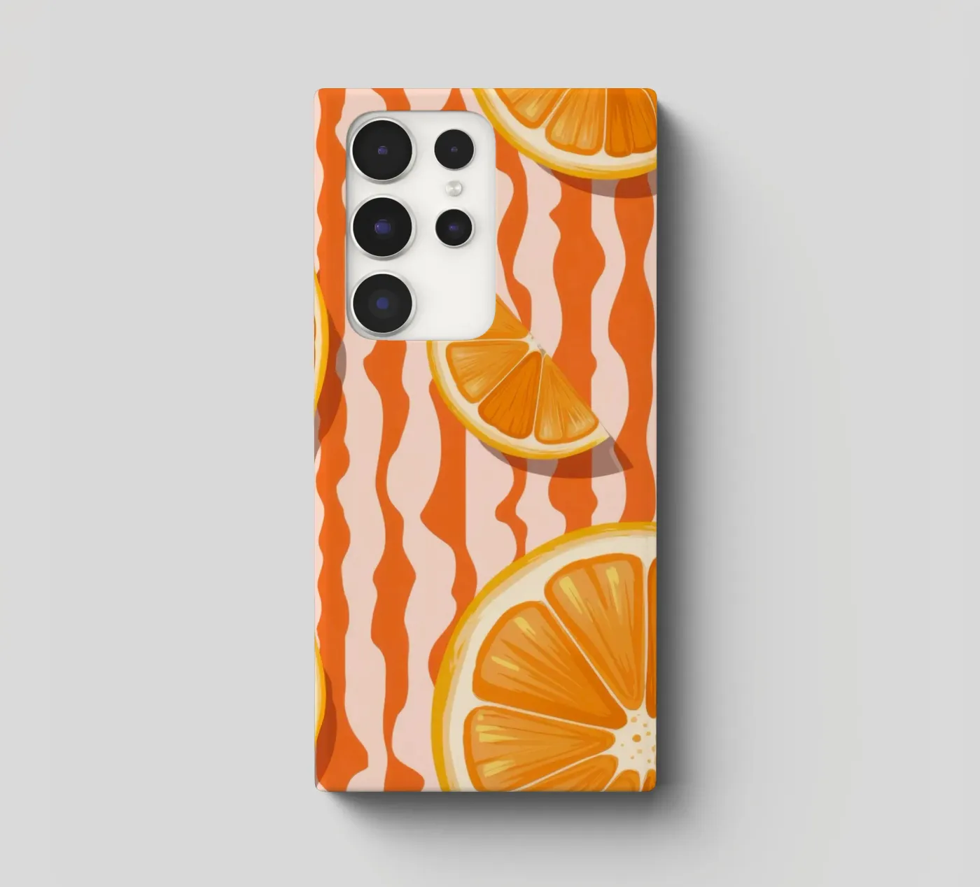Orange Slice Pattern cover samsung da Lune Dreams