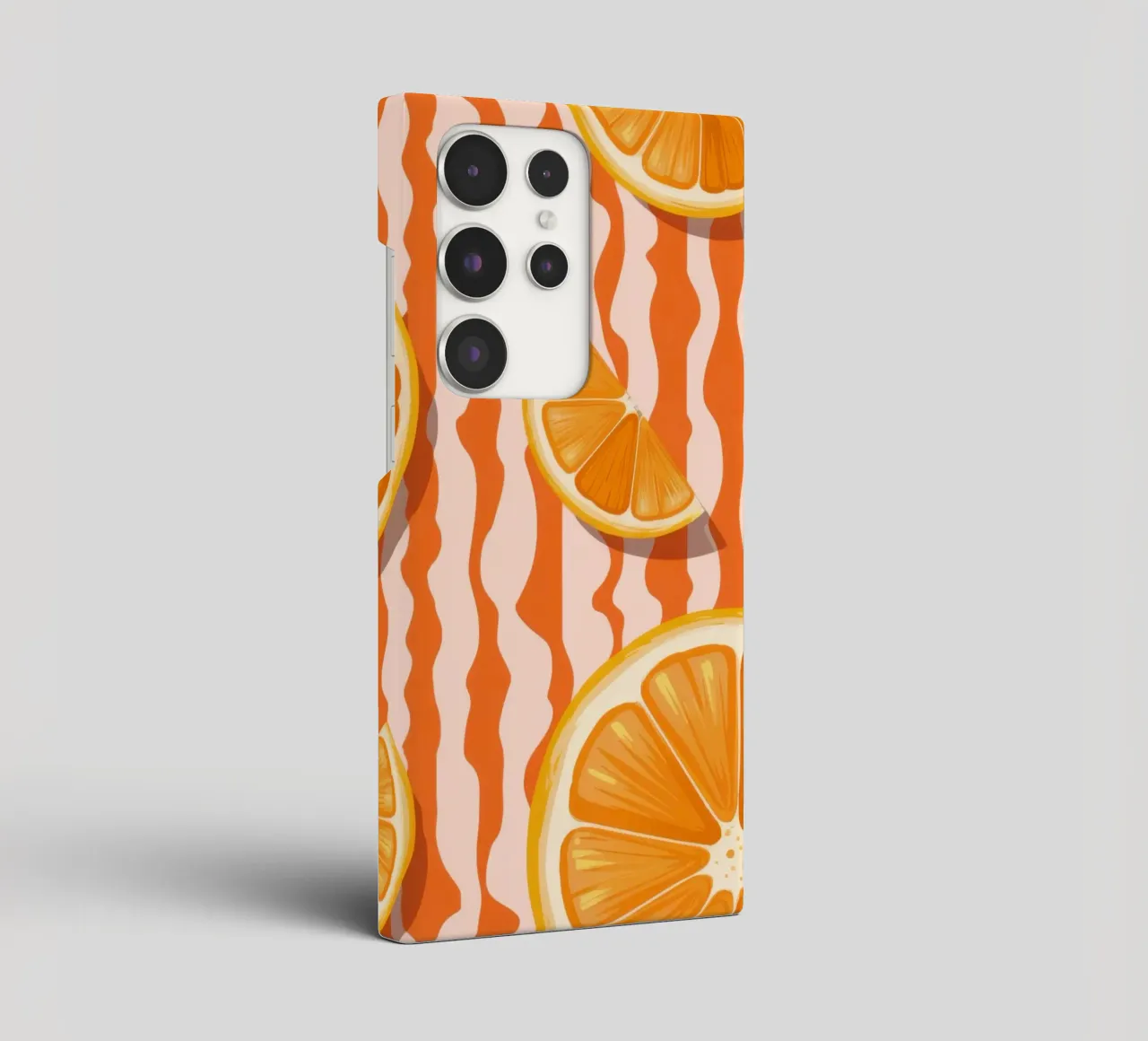 Orange Slice Pattern cover samsung da Lune Dreams