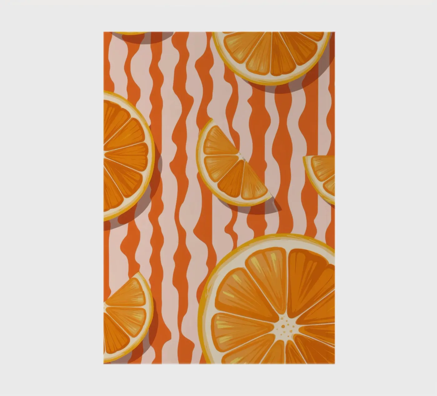 Modello a fetta d'arancia diario da Lune Dreams