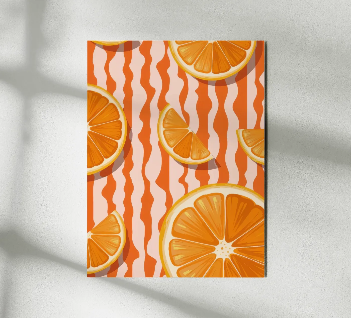 Orange Slice Pattern Forex-Platte von Lune Dreams